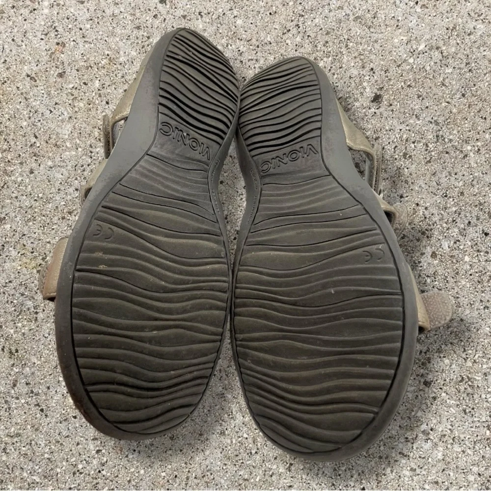 Vionic MISA SLIDE SANDAL Pewter Size 9